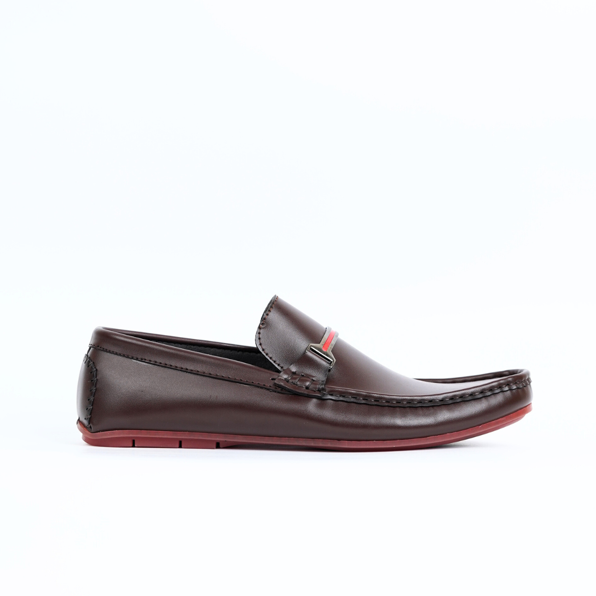 Brown Red Buckle