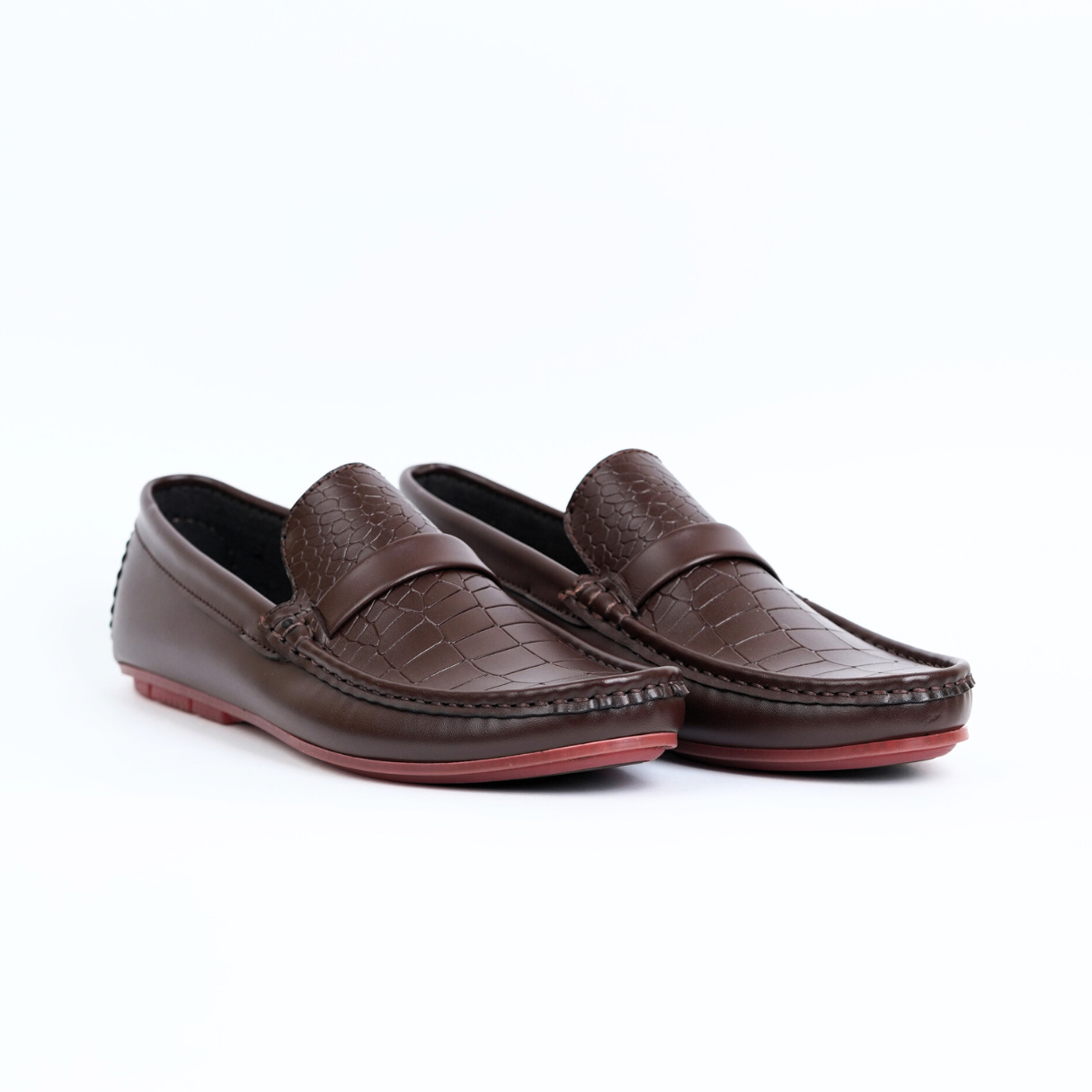 Without Buckle Brown Loafer