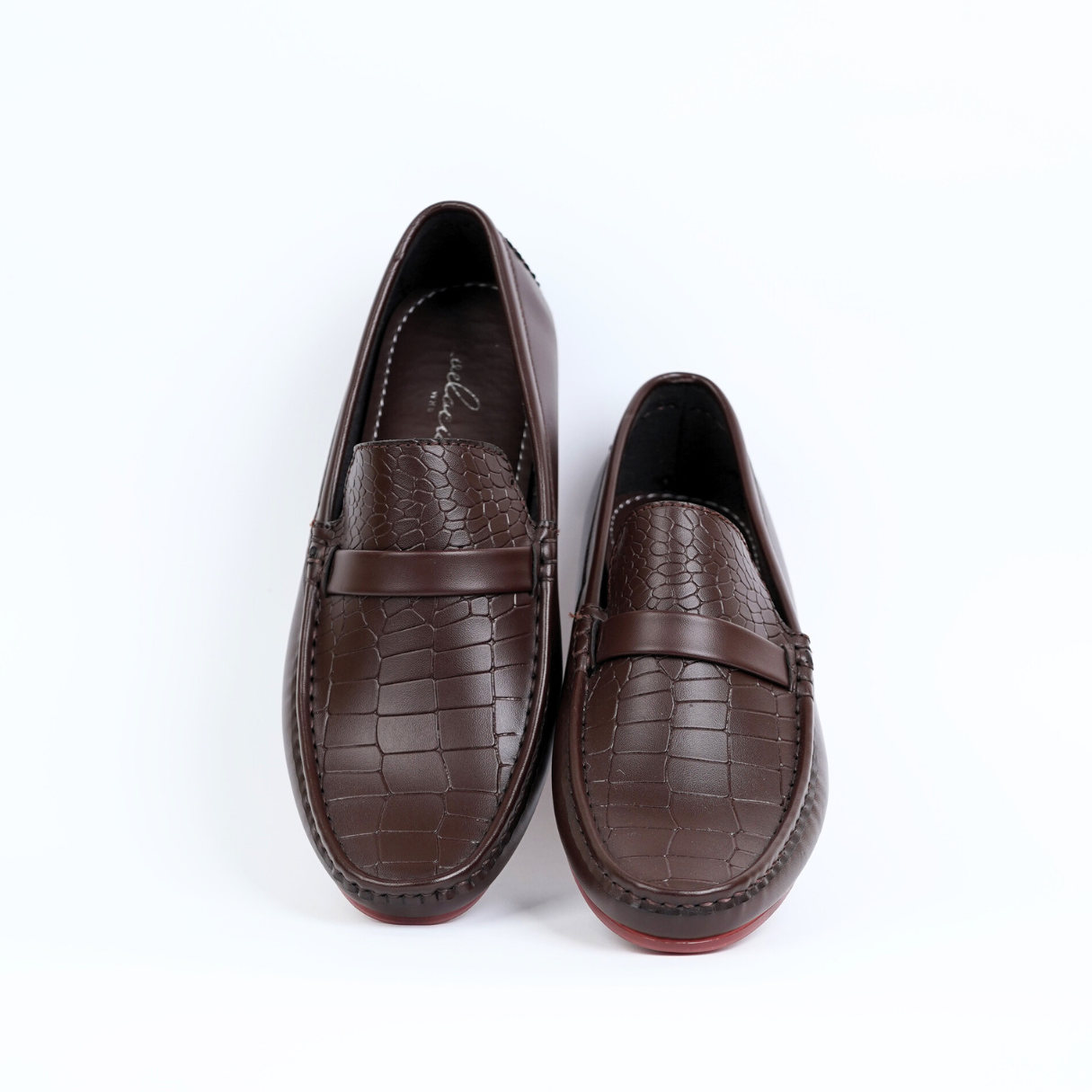 Without Buckle Brown Loafer
