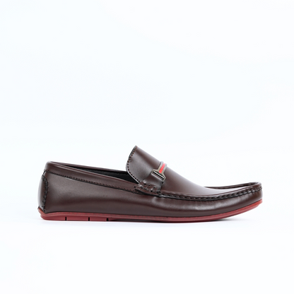 Brown Red Buckle